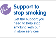 Support to stop smoking
